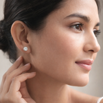 Load image into Gallery viewer, Classic Round Diamond Stud Earrings – Everyday Elegance