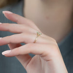 Load image into Gallery viewer, Oval Cut Solitaire Diamond Engagement Ring in Yellow Gold | Custom Lab-Grown Diamond Ring
