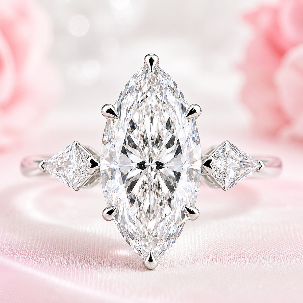 Threestonemarquiseengagementringwithsidekitecutdiamondswg1