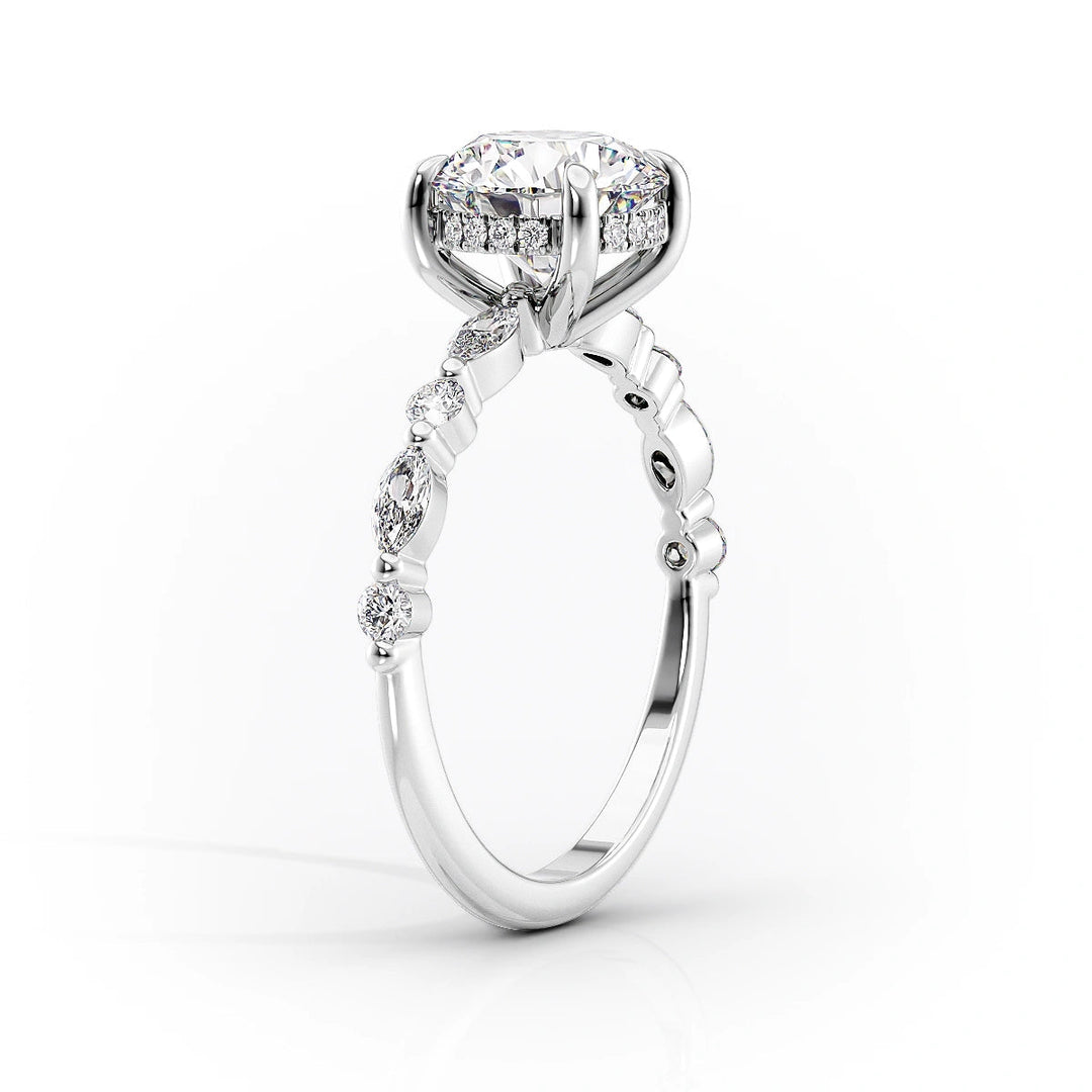 Classic Round Solitaire Engagement Ring